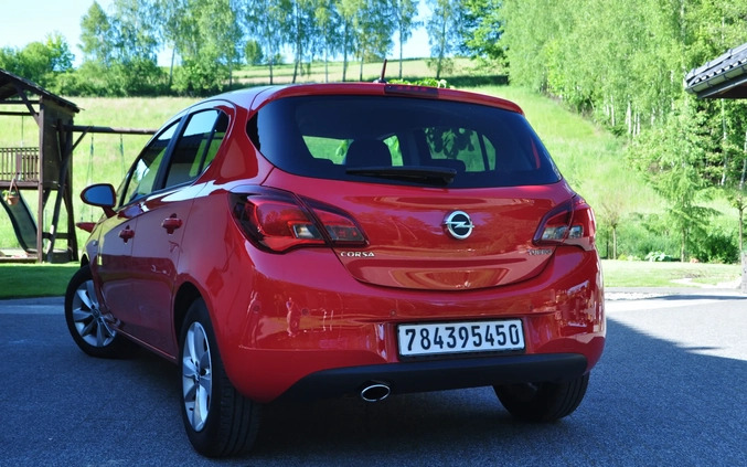 Opel Corsa cena 35900 przebieg: 72000, rok produkcji 2015 z Leśna małe 301